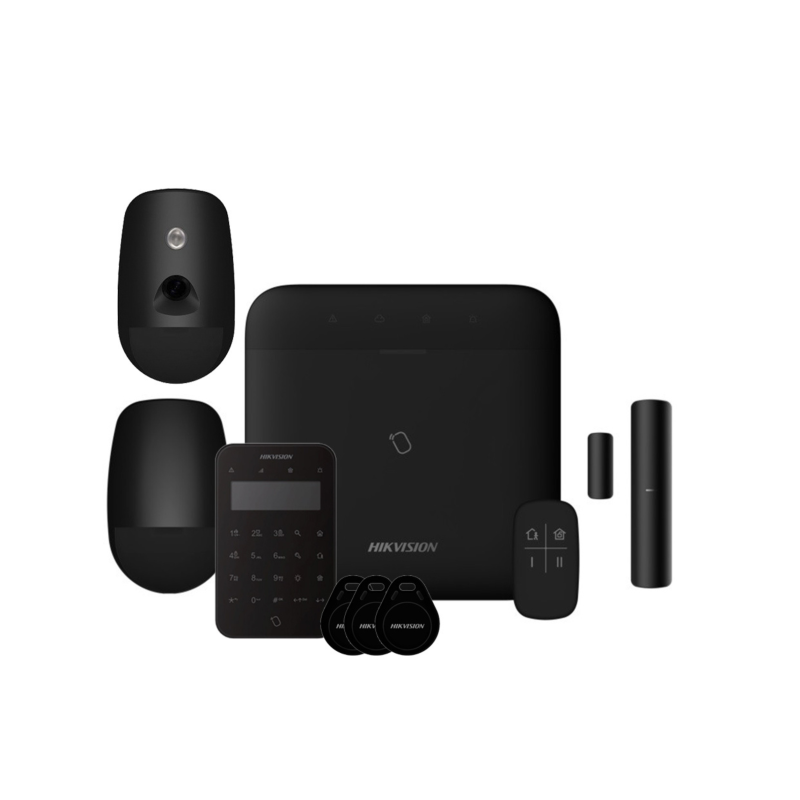 Hikvision KIT AXPRO-96-CAM-PIR-M-K-R-BLACK