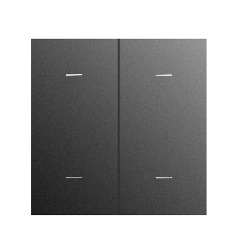 Interruptor de 2 Cenas Alumínio ZIGBEE - IN-L6A-Z-S2