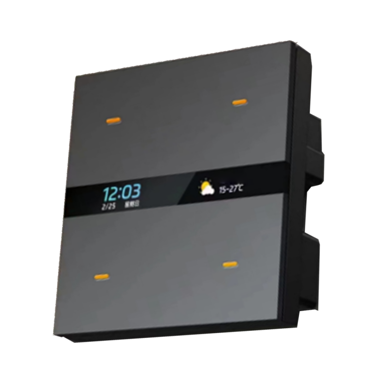 Monitor programável de 4 botões para automação residencial - IN-TW-Z-01