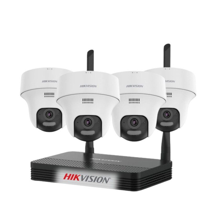 Kit Câmaras de Vigilância Rotativa WiFi Hikvision 4MP - NKS424W02H-T4
