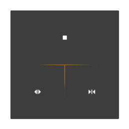 Interruptor de cortina 1 Motor INDERLUX - XUC1