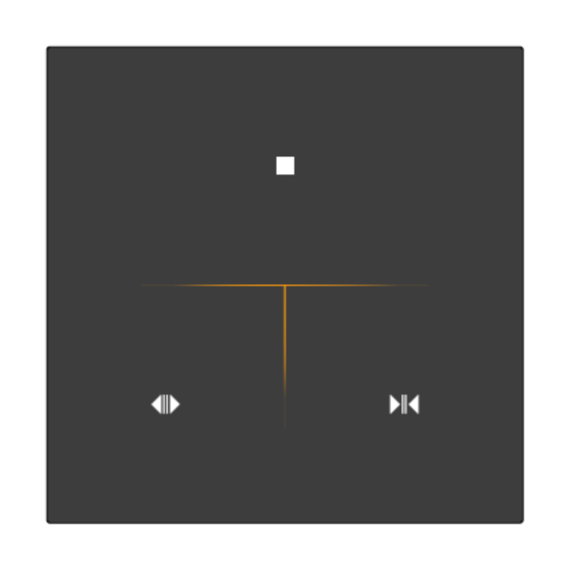 Interruptor de cortina 1 Motor INDERLUX - XUC1
