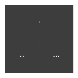 Interruptor 1 Botão INDERLUX - XU3