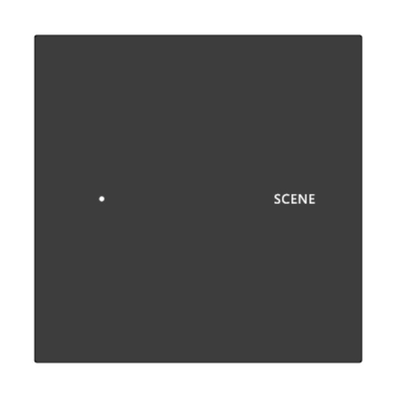 Interruptor 1 Botão + 1 Cena INDERLUX - XU1C1