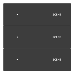Interruptor 3 Botões + 3 Cenas INDERLUX - XU3C3