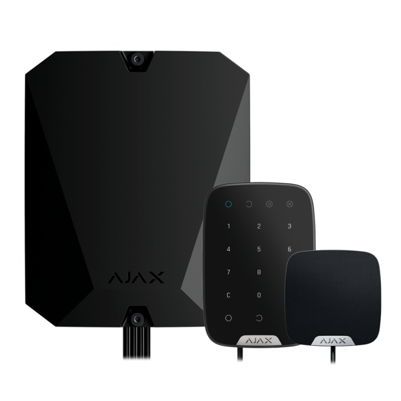 Kit Ajax por cabo - FIBRA-KIT1-PRO-2G-B