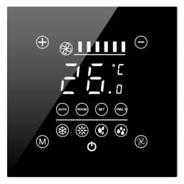 Painel touchscreen com termostato  INDERLUX - XU-Termo-1