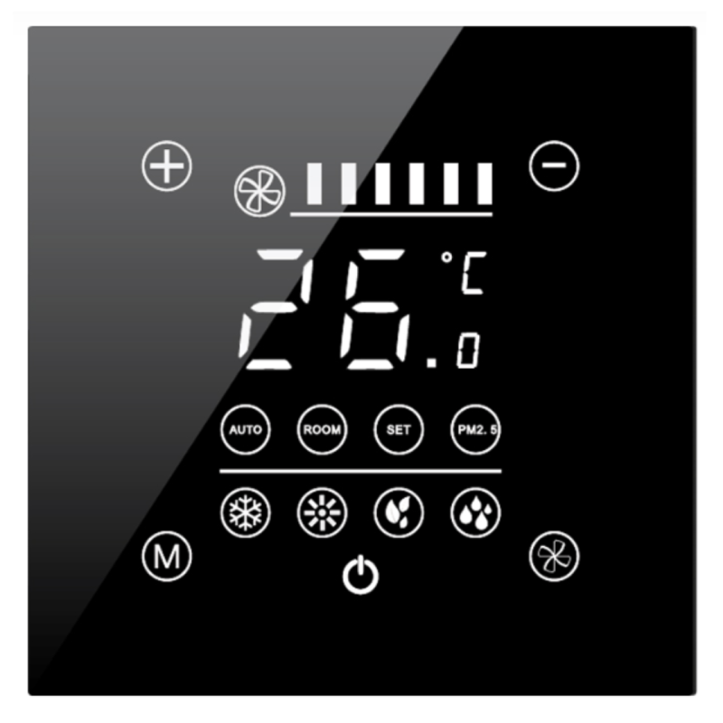 Painel touchscreen com termostato  INDERLUX - XU-Termo-1