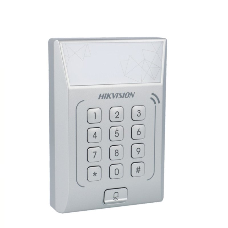 Hikvision Controlo de acessos interior com teclado / cartão - DS-K1T801M