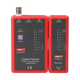 Medidor de Cabos UNI-T RJ45/RJ11/BNC