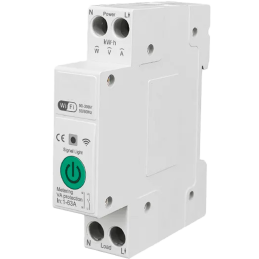 Disjuntor Interruptor para calha DIN Medidor de consumo