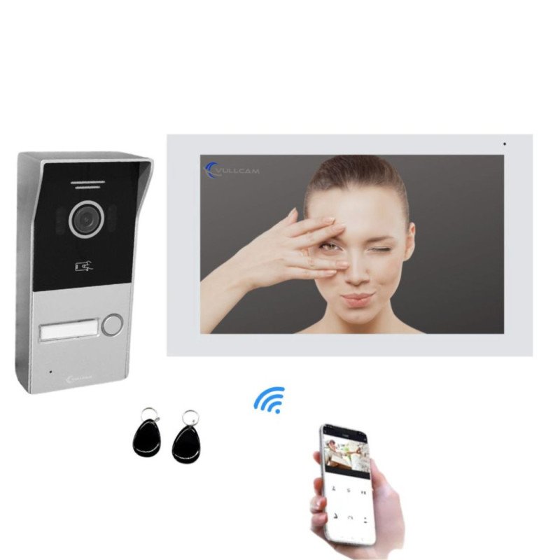 Vullcam Videoporteiro inteligente Cabo 2 fios - VLP222