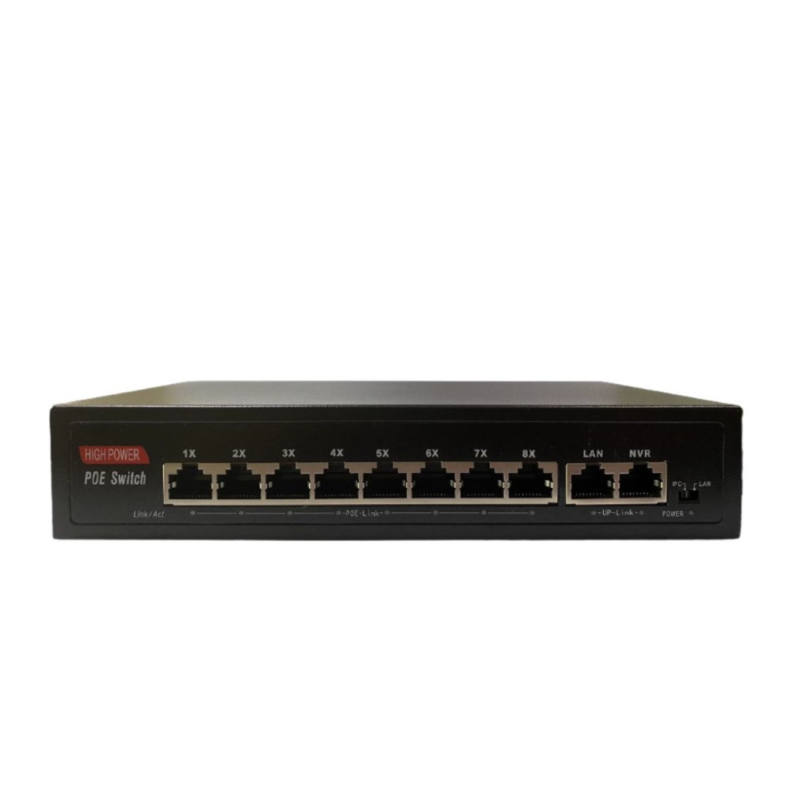 POE Switch 8 Portas Gigabit - MGSW08P