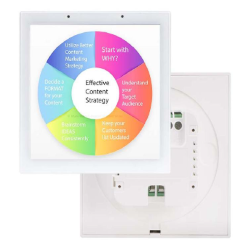 Monitor Smart Home Android 4 Polegadas Branco 2GB RAM 32GB ROM - MON4W-AND