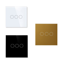 Painel Vidro 3 botões - VLP3G