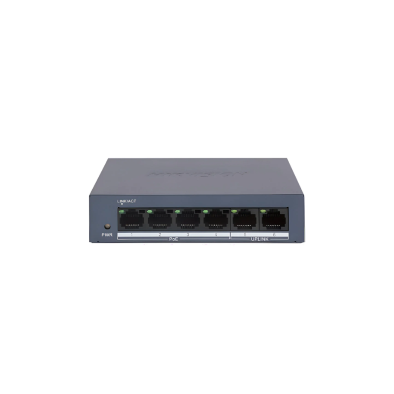 Hikvision POE Switch 4 Portas - DS-3E0106MP-E/M