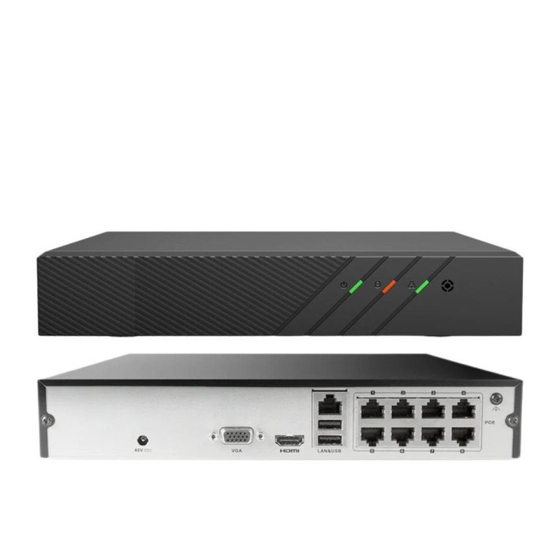 NVR 8 Portas POE 6MP - MGNVRA6