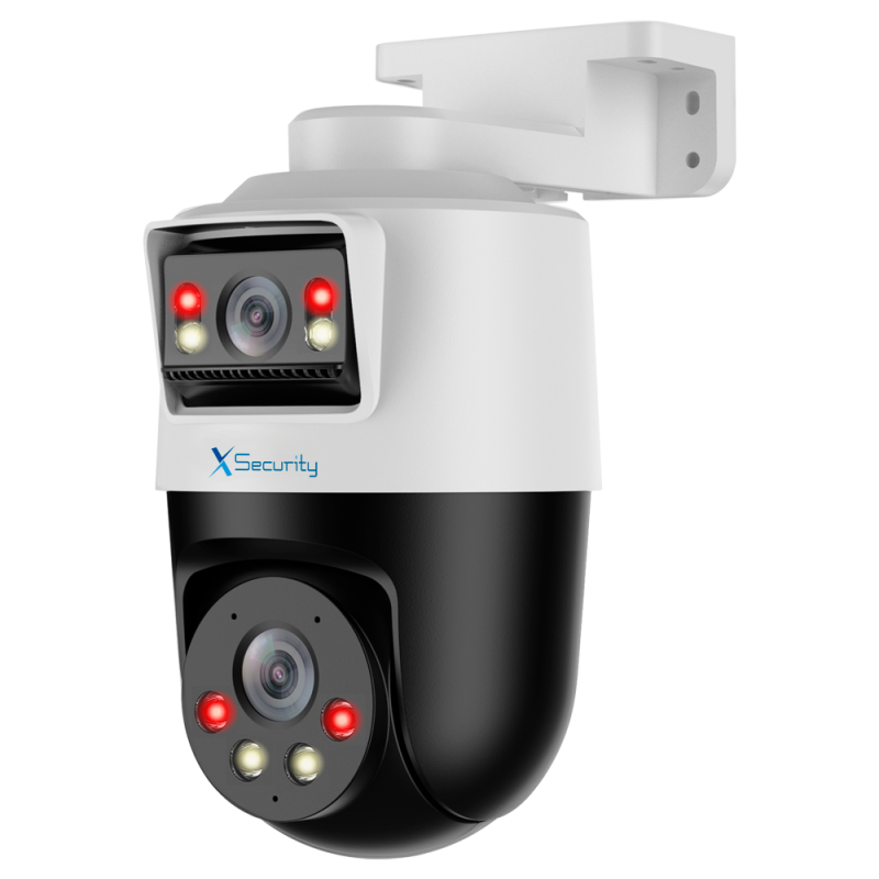 Câmara IP Wi-Fi X-Security Dual Lens 2MP + 2MP Auto Tracking
