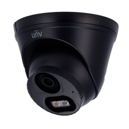 Câmara IP Uniview Turret Easy 4MP 2.8mm IR/Luz Branca PoE Preta