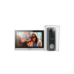 Hikvision Kit Videoporteiro inteligente DS-KIS312-P(B)