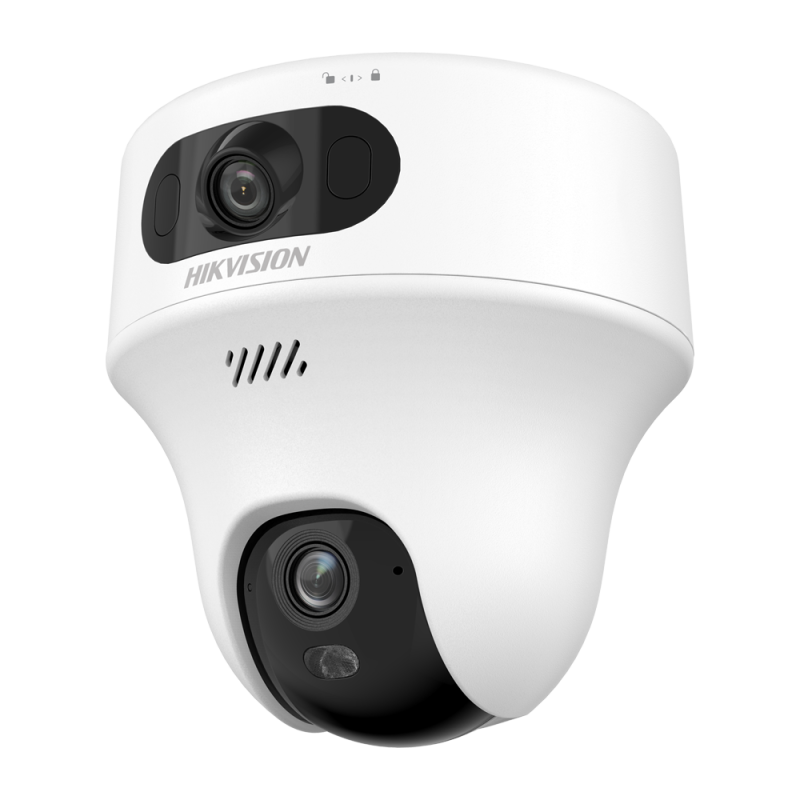 Hikvision DS-2CFWQ6-D(2.8+4mm) – Câmara IP PT WiFi 6MP com Dupla Lente 2.8mm + 4mm