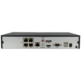 Hikvision NVR 4 Canais 8MP - HWN-4104MH-4P