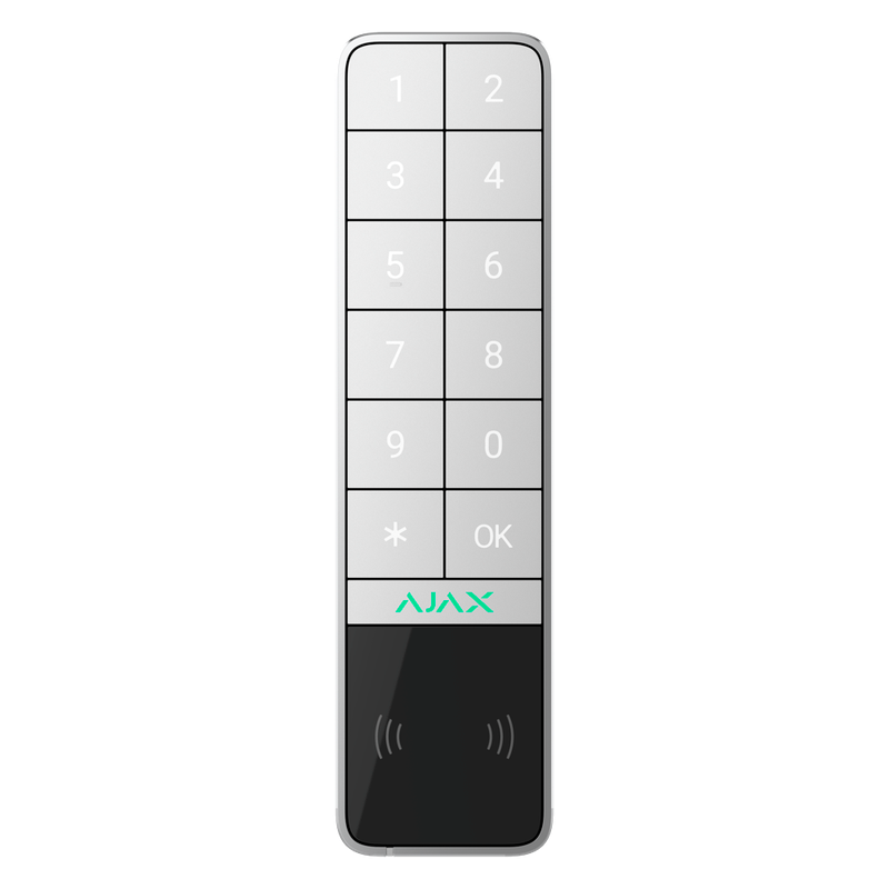 Teclado Exterior para central Ajax -  AJ-KEYPADOUTDOOR-W