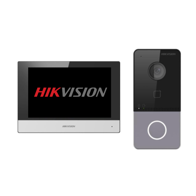 Kit videoporteiro IP - Hikvision KIS603-P(C)