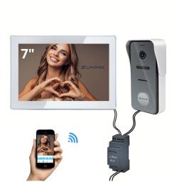 ZUNNK Videoporteiro inteligente Cabo 2 fios - ZKVP01